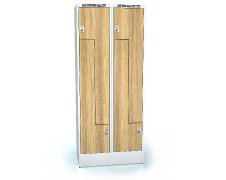 Cloakroom locker Z-shaped doors ALDERA 1920 x 800 x 500